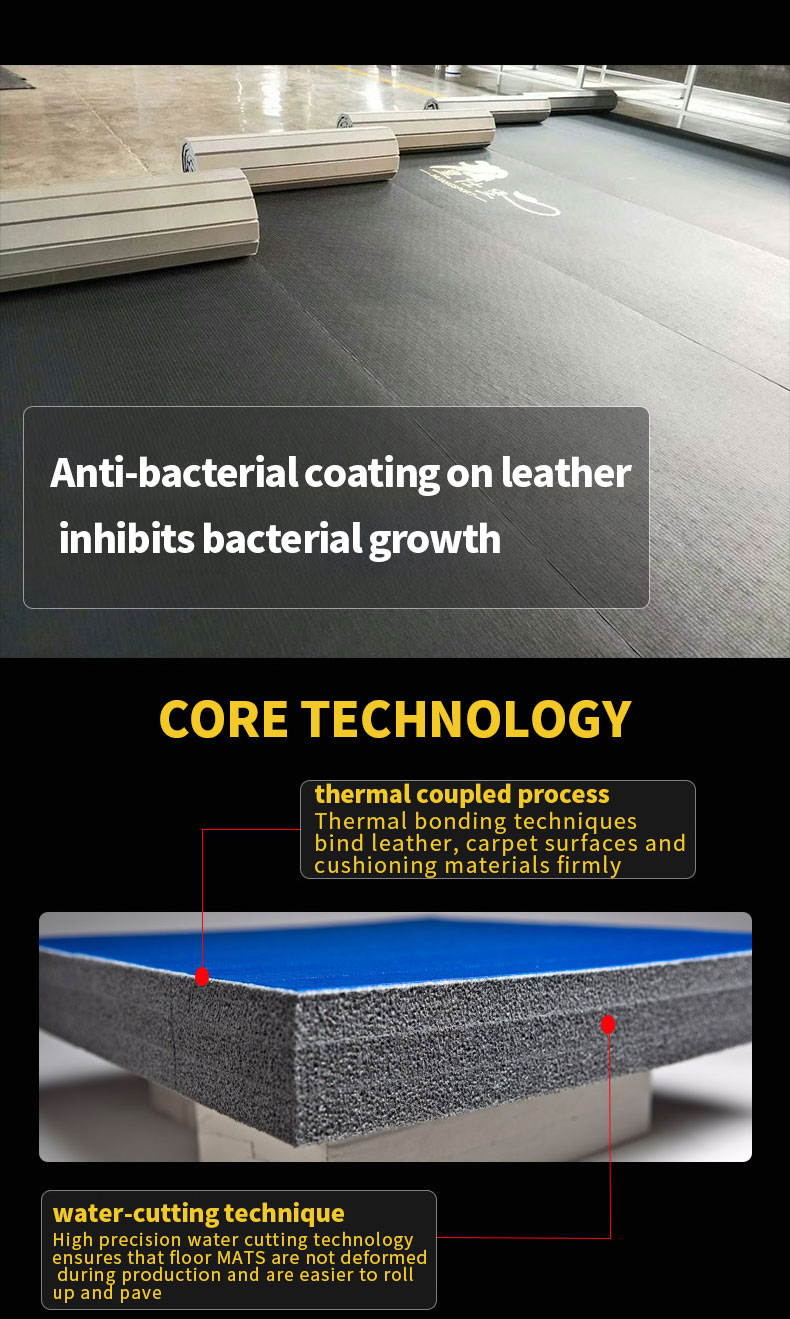 OEM ODM Roll Out BJJ Mats Martial Arts Wrestling MMA Mats