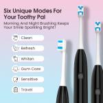 Best Hot Sell Ivismile Blue Light Whitening Led Portable Travel Smart Toothbrush