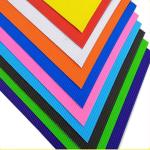 A4 DIY Single Sided Corrugated Colored Cardstock Paper