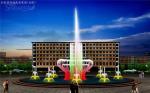 Stainless Steel Net Floor Garden Musical Fountain LED Lighting