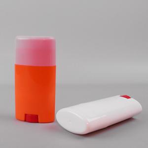 Quality PP Deodorant Stick Container Antiperspirant Plastic Cosmectic Packing Eco Friendly Deodorant Tubes wholesale