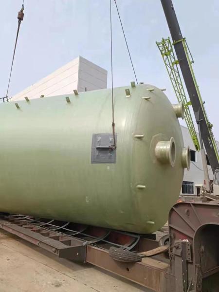 Frp Filament Winding Sulphuric Acid Storage Tank High Strength Watertight 2100