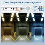 Tunable LED Linear Highbay Light 80W 100W 120W Aluminum Material