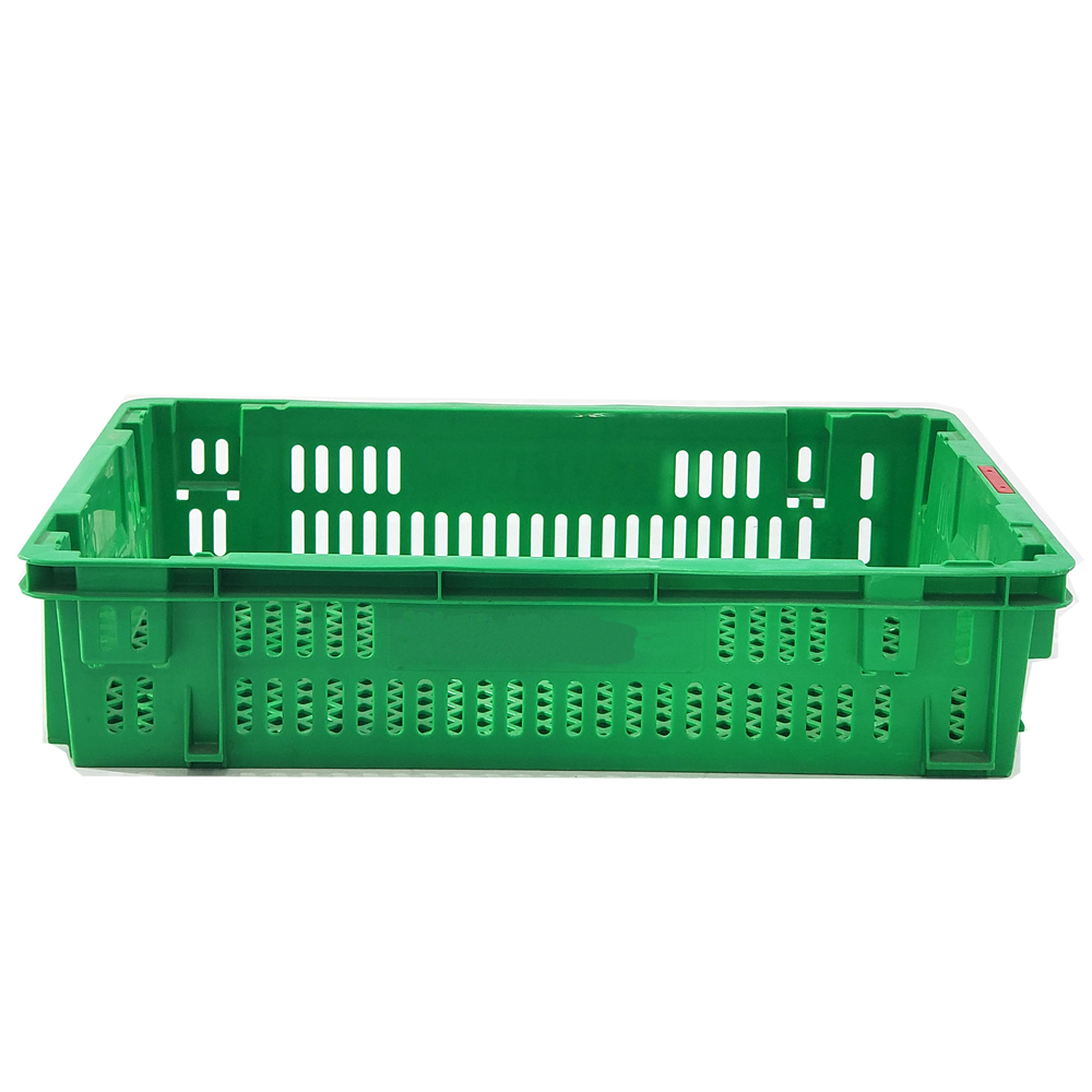 Coloured Plastic Bread Crates Food Stacking Nesting Fruit Basket 654x452x143mm