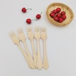 1000pcs Birchwood Disposable Wooden Utensils Victorian Style Fork 200mm