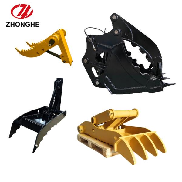 Cheap Mechanical Excavator Thumb Bucket Hydraulic Grab Bucket High Flexibility for sale