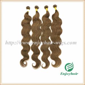 Quality Indian virgin hair weave hair extension 8# color body wave hair 10''-26'' hair extension wholesale