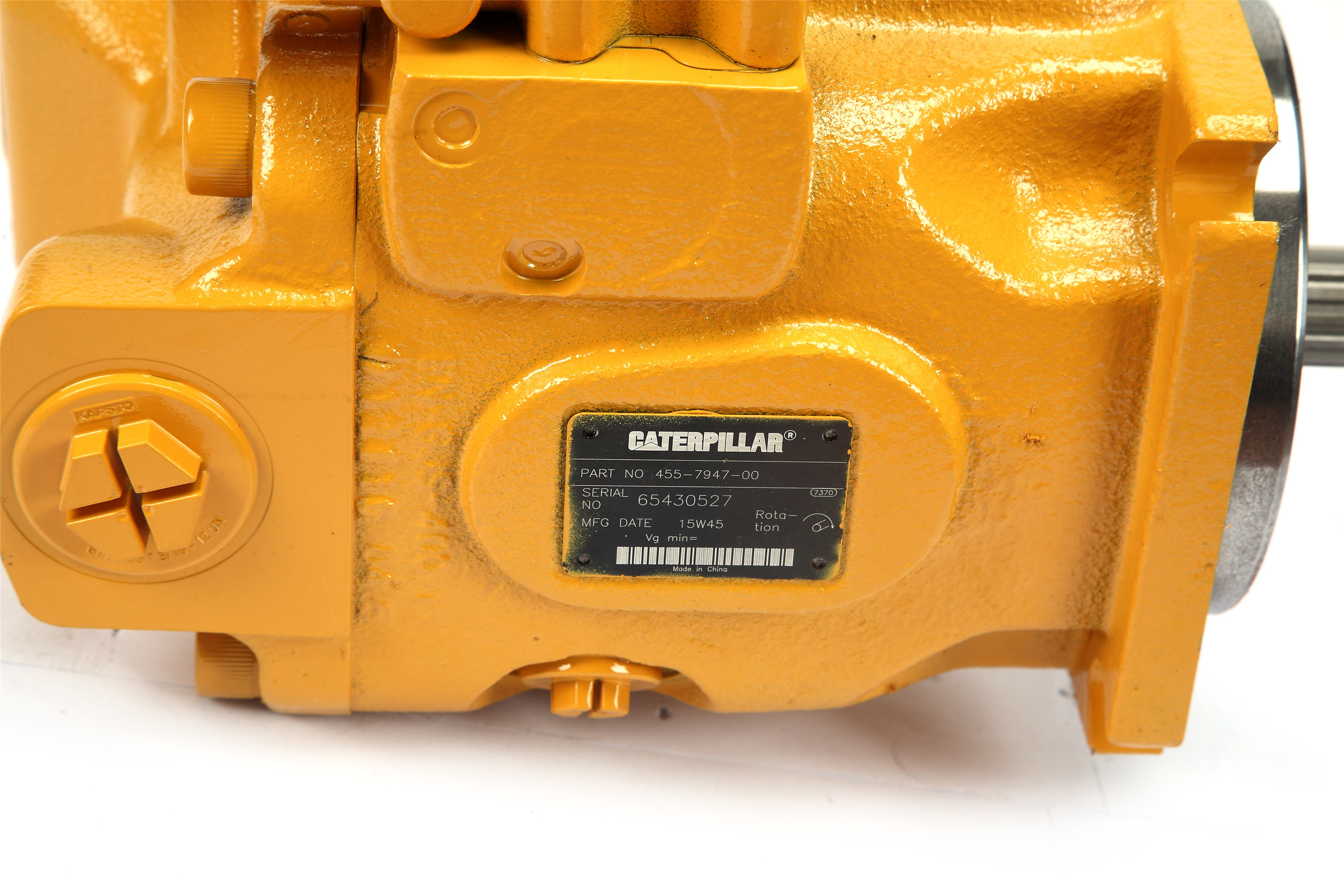 Cat 307 Excavator Hydraulic Pump 455-7947-00 with Wooden Case