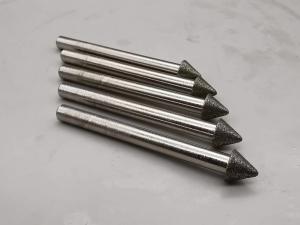Quality Electro Deposited Tip 1k1w Grinding Mounted Points Diamond Abrasives D126 wholesale