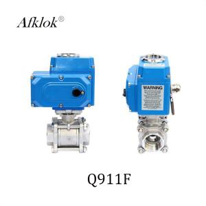 Quality DN50 Stainless steel actuator valve flow control electric ball valve wholesale