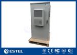 Floor Mounted Cabinet Outdoor 19 Inch Rack With PDU, Air Conditioner And Sensors