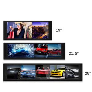 Quality 19 Inch Ultra Long Digital Advertising Lcd Stretched Bar Display wholesale