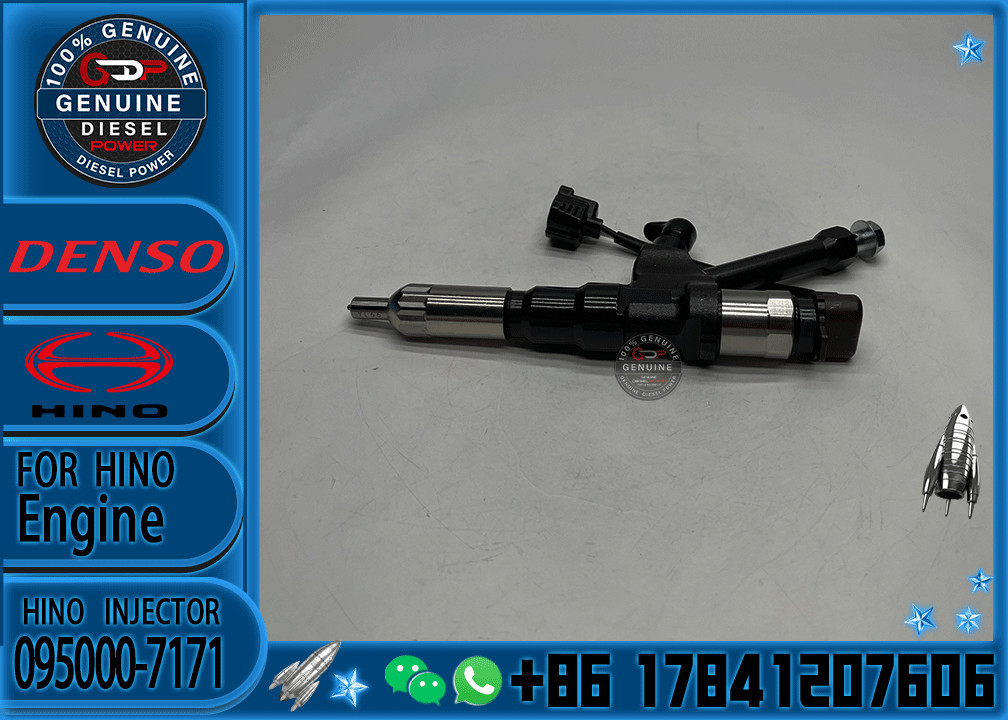 Fuel Injector 095000-7171 0950007171 Common Rail Injector Spare Parts 23670-E0370 23670E0370