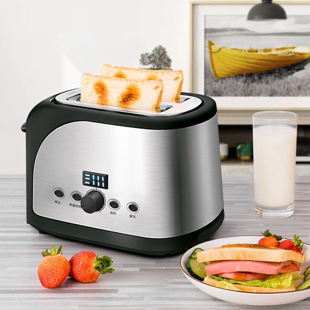 6 Gear 220V Stainless Steel Electric Toaster Automatic Bread Oven Home Breakfast Machine toaster