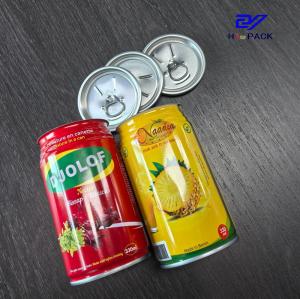 Quality 310ml , 250ml Metal Can Beverage Tin Can Packed For Juice , Orange wholesale