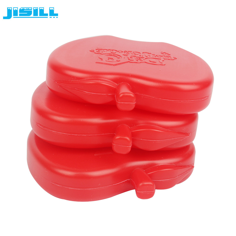 Red Reusable Food Freezer Mini Ice Packs For Kids Cooler Bags MSDS Approve