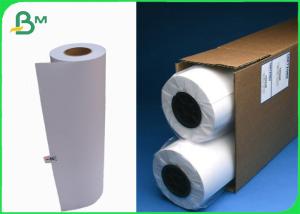 China Wood Pulp 80GSM 24'' 36'' Plotter Roll Paper For Inkjet & Pringting Industry on sale