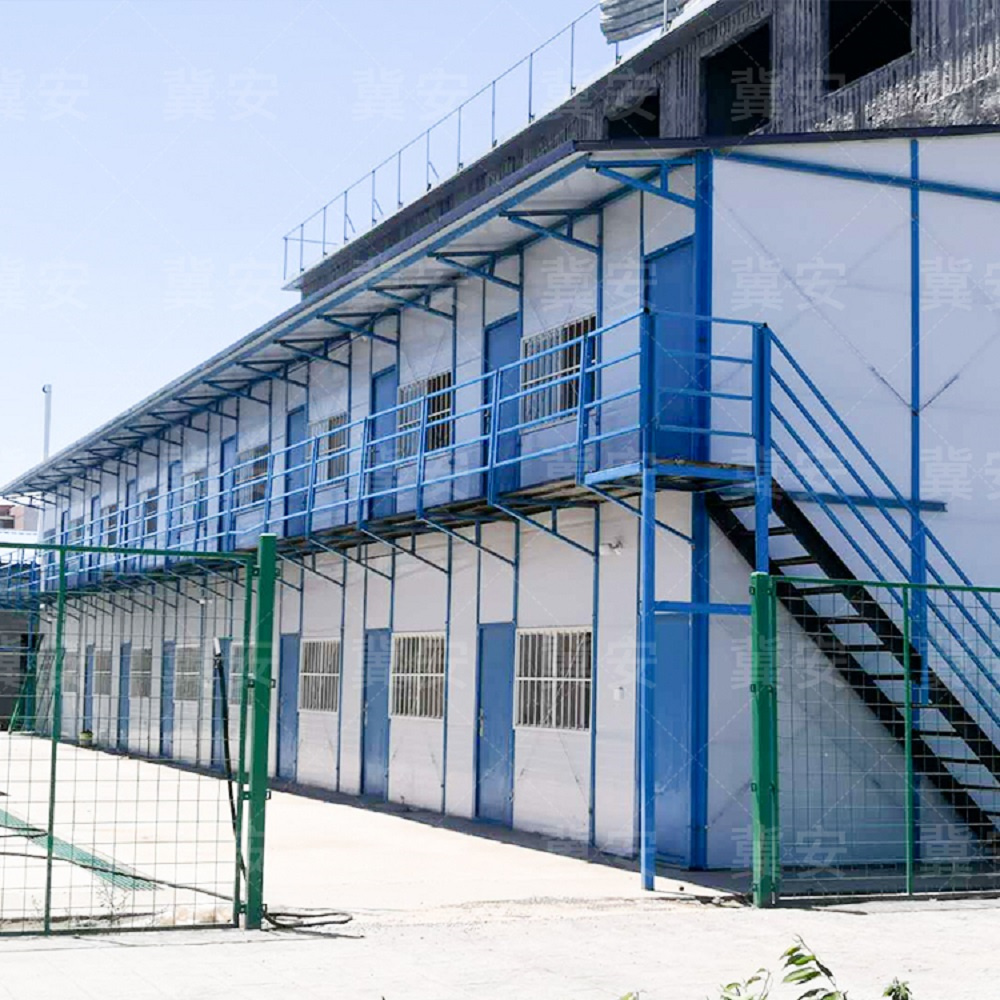 Modern K Type Light Steel Structure Prefab House With PVC Sliding Window