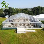 25x35m Clear Roof Glass Marquee Tent With Side Wall Outdoor Wedding Party