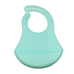 Quality Hot selling 2018 Amazon Wholesale Waterproof Silicone babies Bib Infant Bib wholesale