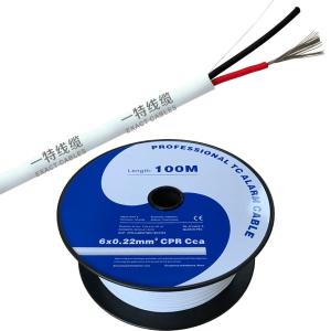 Quality Exactcables CPR Eca Dca Cca Shield Alarm Cable 10X0.22 Solid Stranded for Industrial wholesale