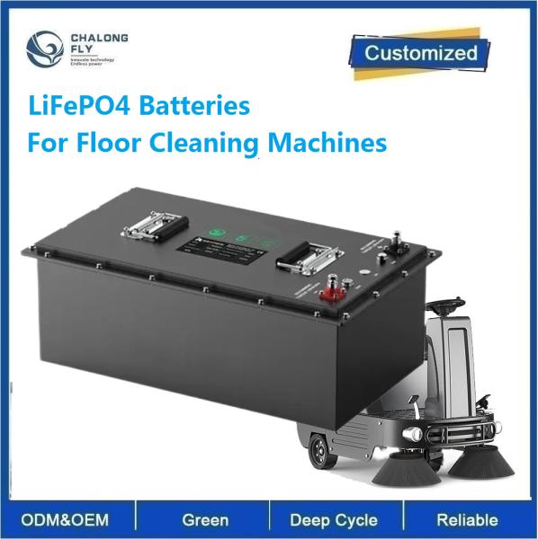 Cheap CLF OEM ODM 24V 36V 160AH LiFePO4 Lithium Iron Battery Packs Floor Cleaning Machines Golf Cart Cars with BMS Charger for sale