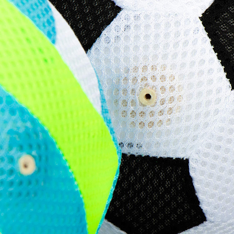 BM-F-r&b Fabric Cover Inflatable Toy Trend for Football Beach Ball Polyester + PVC