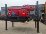 260m Percussive Pneumatic Drilling Rig Crawler Machine