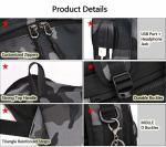 Level 3 Black Military Tactical Bag Tactical Hunting Pack Casual Style OEM / ODM