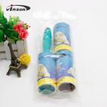 Eco-friendly fashionale handle printed paper sticky lint roller