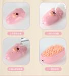 Silicone Pet Comb Brush Grooming Tools Cat Grooming Comb With Steam For Hair