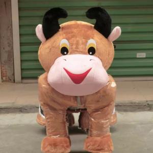 Quality animal ride / horse ride for kid elephant dark grey for sale wholesale