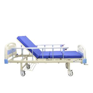Quality 1 Function Manual Crank Medical Hospital Bed wholesale