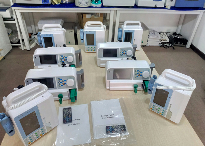 Portable Electric Syringe Pump With Color Screen