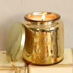 Luxury Wedding Scented Candle Glass Candle With Metal Lid