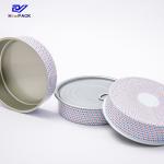Round Food Tin Packing 99x27mm Tin Food Cans 180ml Customized