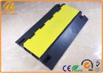 93 * 71 mm Channel Size Heavy Duty Rubber Cable Protection Ramps for Event