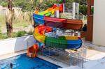 Anti Ultraviolet fade Swimming Pool Water Slide Fiberglass Colorful Water Slide
