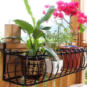Quality Corrosion Resistant Balcony L60cm Metal Flower Stand wholesale