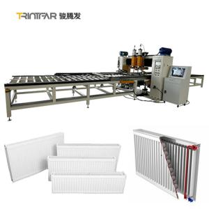 Quality Transformer Fin Panel Automatic Welding Machine Line For Radiator wholesale