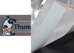 Quality Anti Sublimation Matte Logo Heat Transfer Fabric Labels For Work Wear wholesale