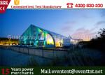 Big Size Outside Storage Tent White , Wedding Venues Marquee curved tent UV