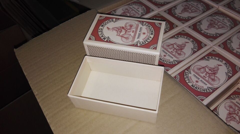 Slide drawer gift match box wholesale,custom printing recycled custom match box