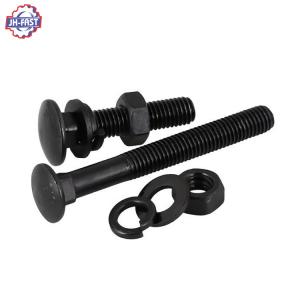 Quality GB Standard Stainless Steel Carriage Bolts Zinc Finish Square Neck Bolts Mushroom Head wholesale