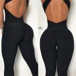 Fitness Active Wear High Waist V Neck Sleeveless Romper