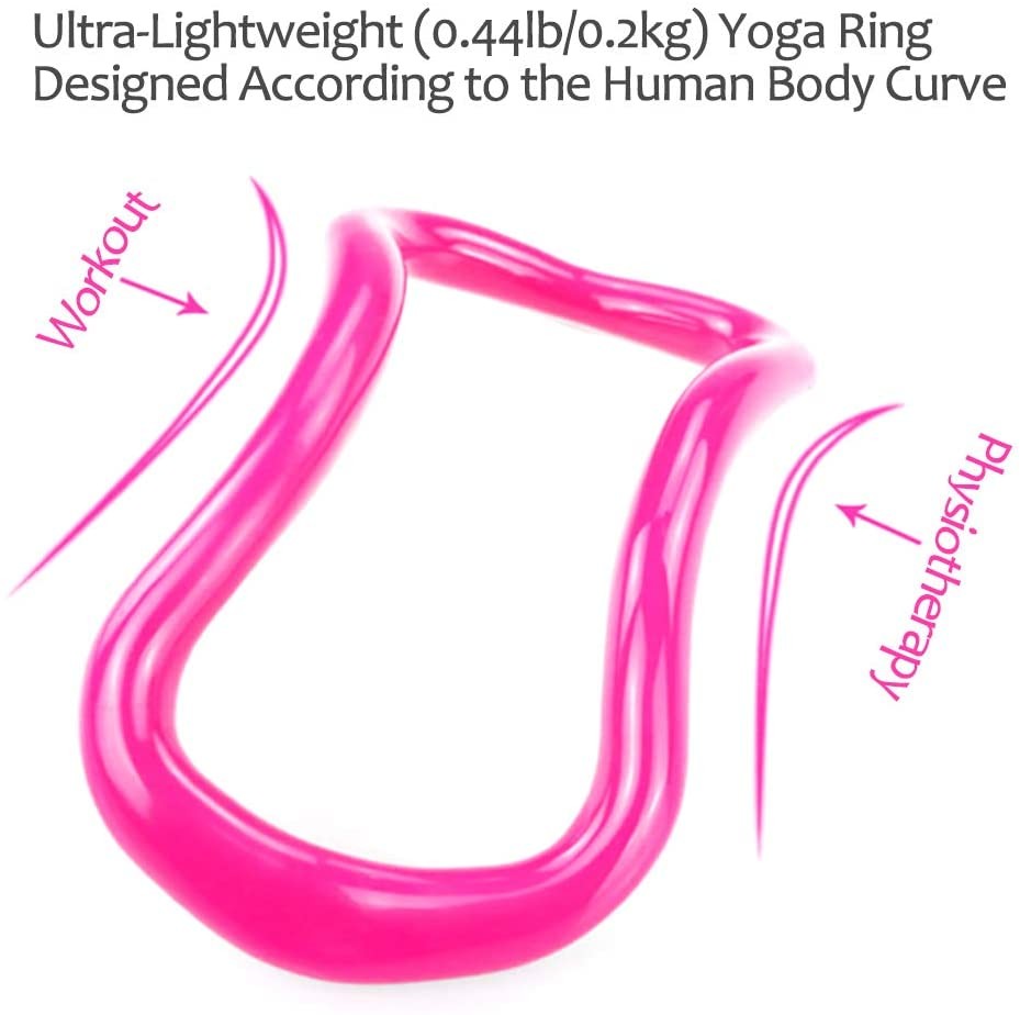 Ergonomic Pilates Fitness Yoga Ring Multifunctional For Pain Relieve