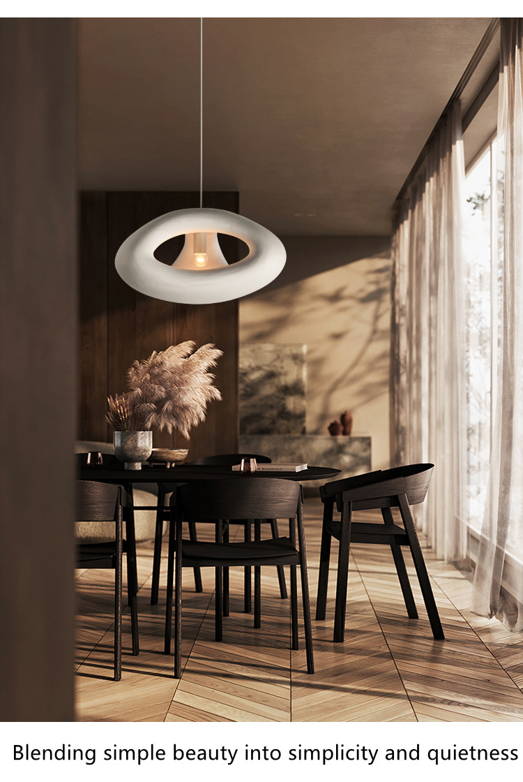 Nordic Minimalist Restaurant Pendant Light Creative Wabi-Sabi Bedroom Loft Lamp(WH-VP-179)