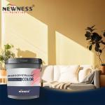 Low VOC Acrylic Metallic Velvet Interior Wall Paint for Eco-Friendly Commercial