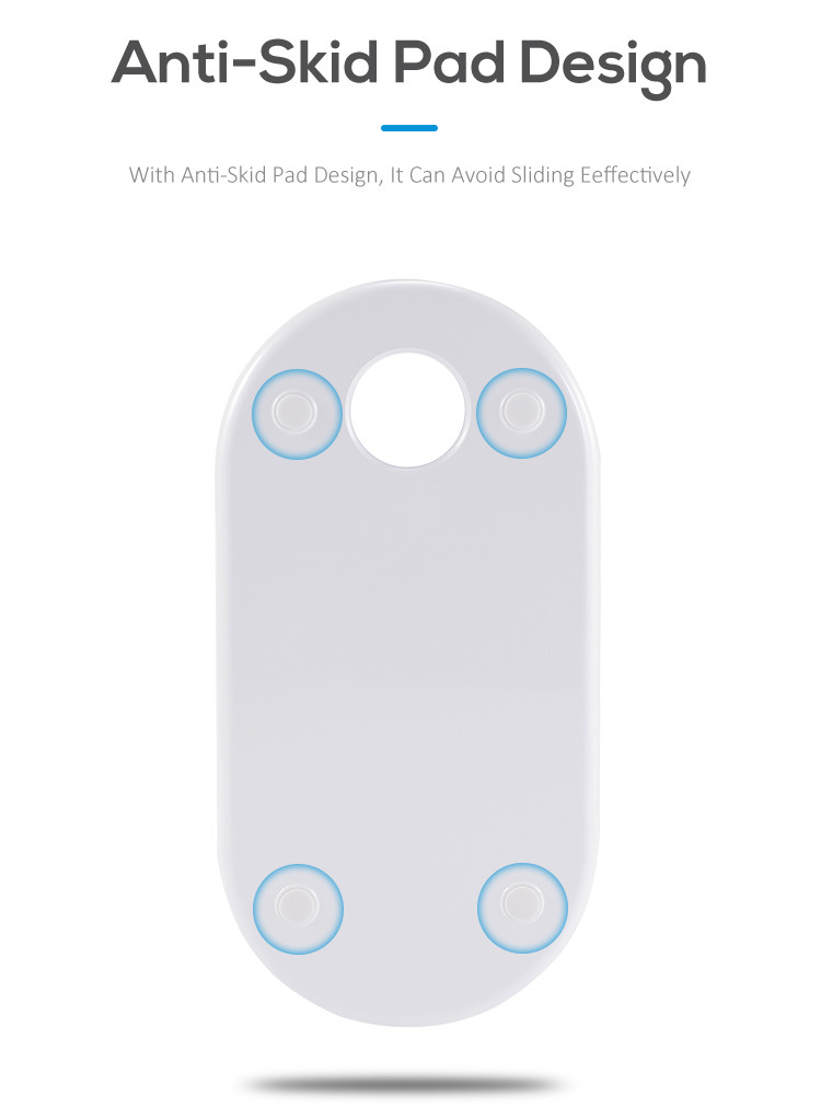 Qi Standard Pearl White 3 In 1 10W Qi Wireless Charging Pad