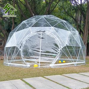 Quality Luxury Geodesic Dome Tent Transparent Garden Igloo Tent Waterproof Canvas Domo wholesale
